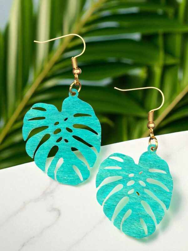 monstera-leaf-hand-painted-earrings