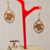 Hawaiian Honu Wood Earrings