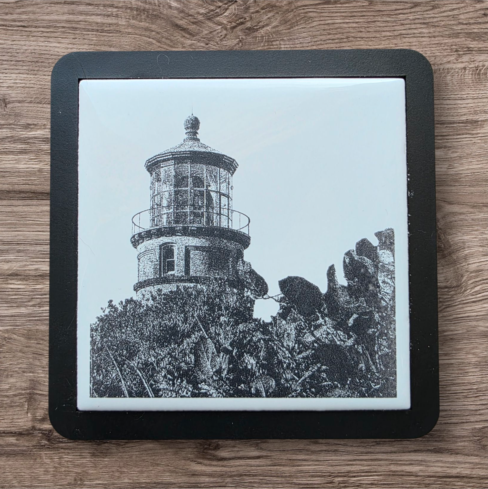 Heceta Head Lighthouse Tile Coaster