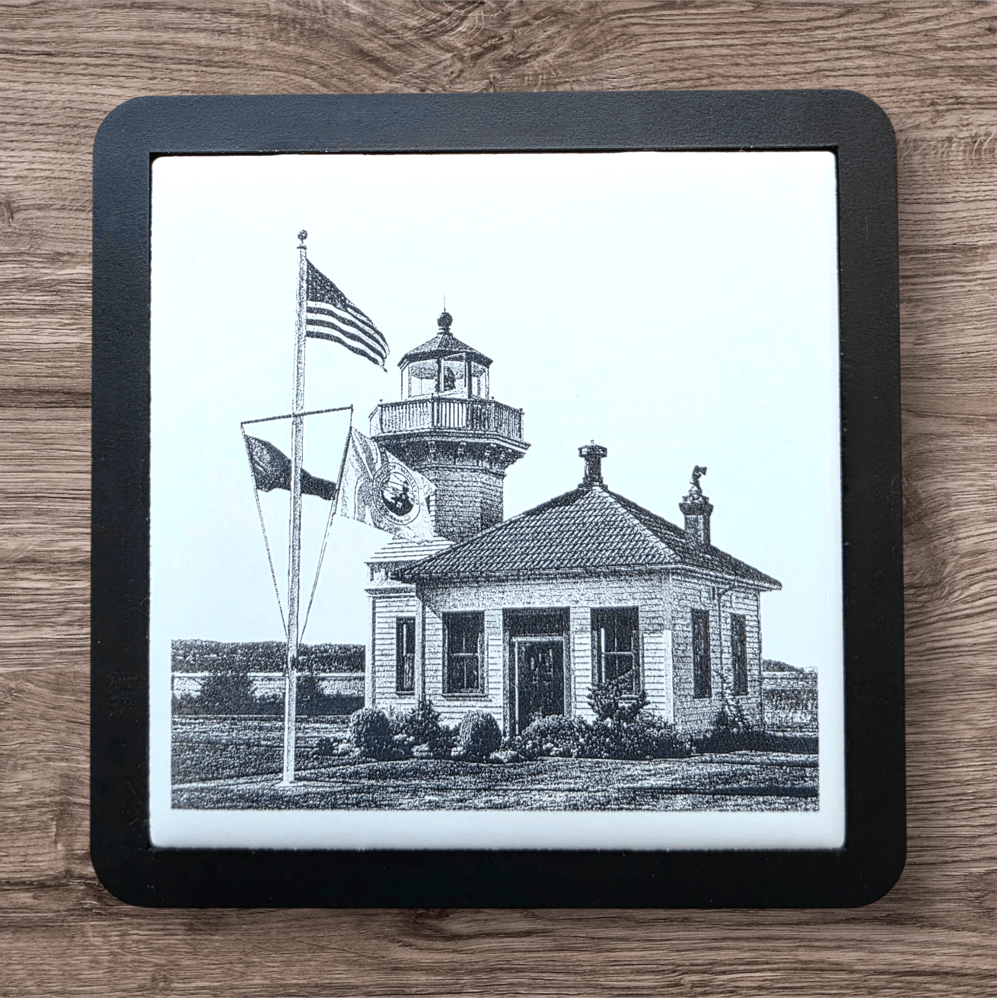 Mukilteo Lighthouse Tile Coaster