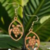Hawaiian Honu Wood Earrings