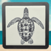 White Sea Turtle Trivet-Coaster
