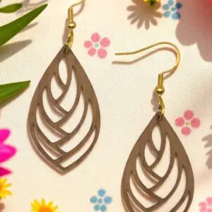 Orchid Leaf Earrings