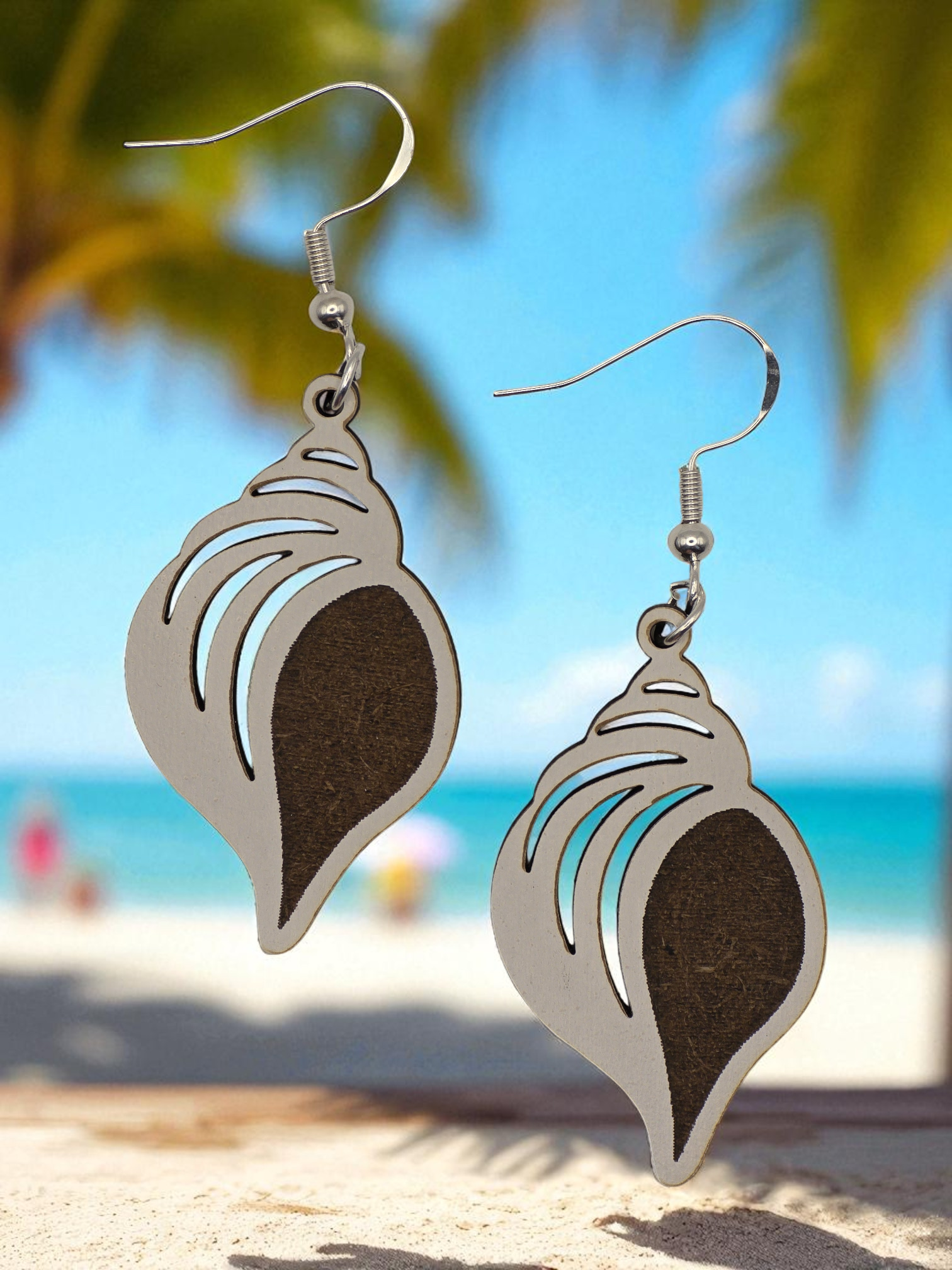 Coastal Charm Seashell Dangle Earrings