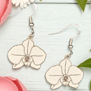 Orchid Dangle Earrings