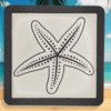 Coastal Charm Starfish Coaster