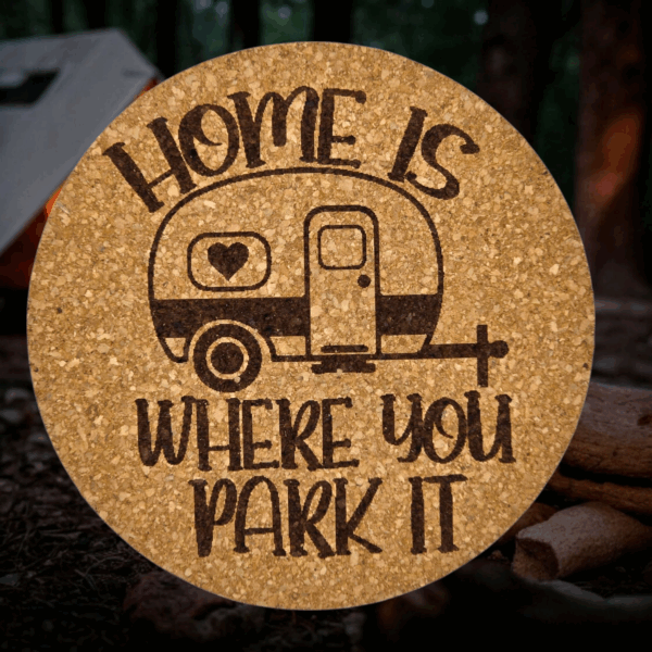 RV Camping Cork Coaster