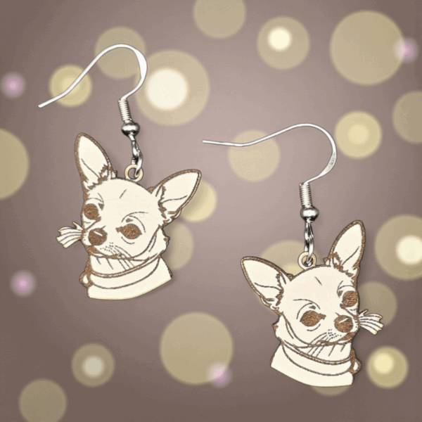 Chihuahua Dog Earrings