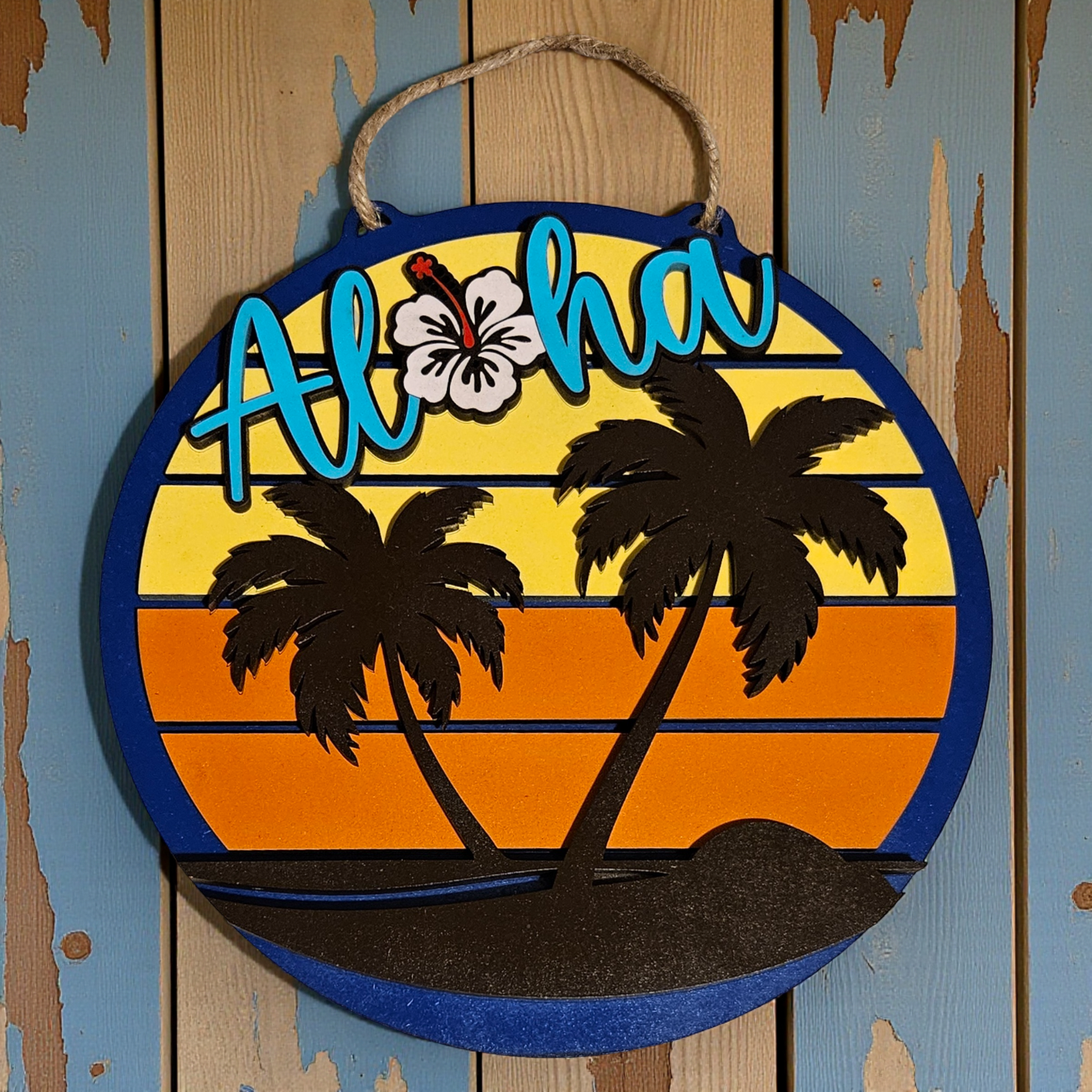 Aloha Door Sign